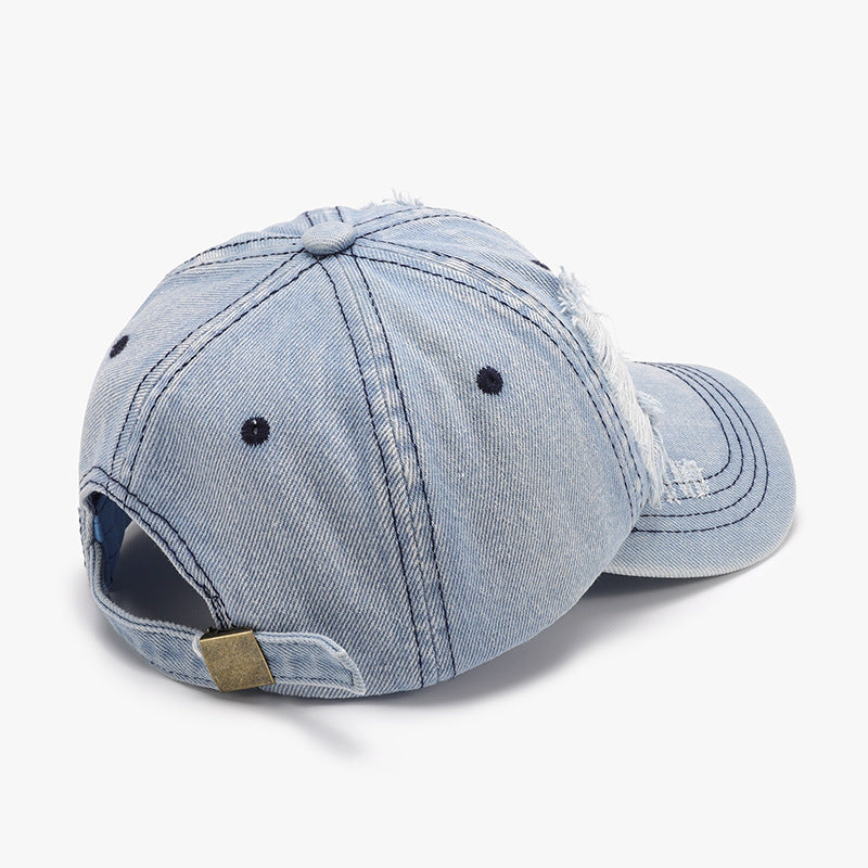 Zephariel Distressed Cotton Baseball Cap