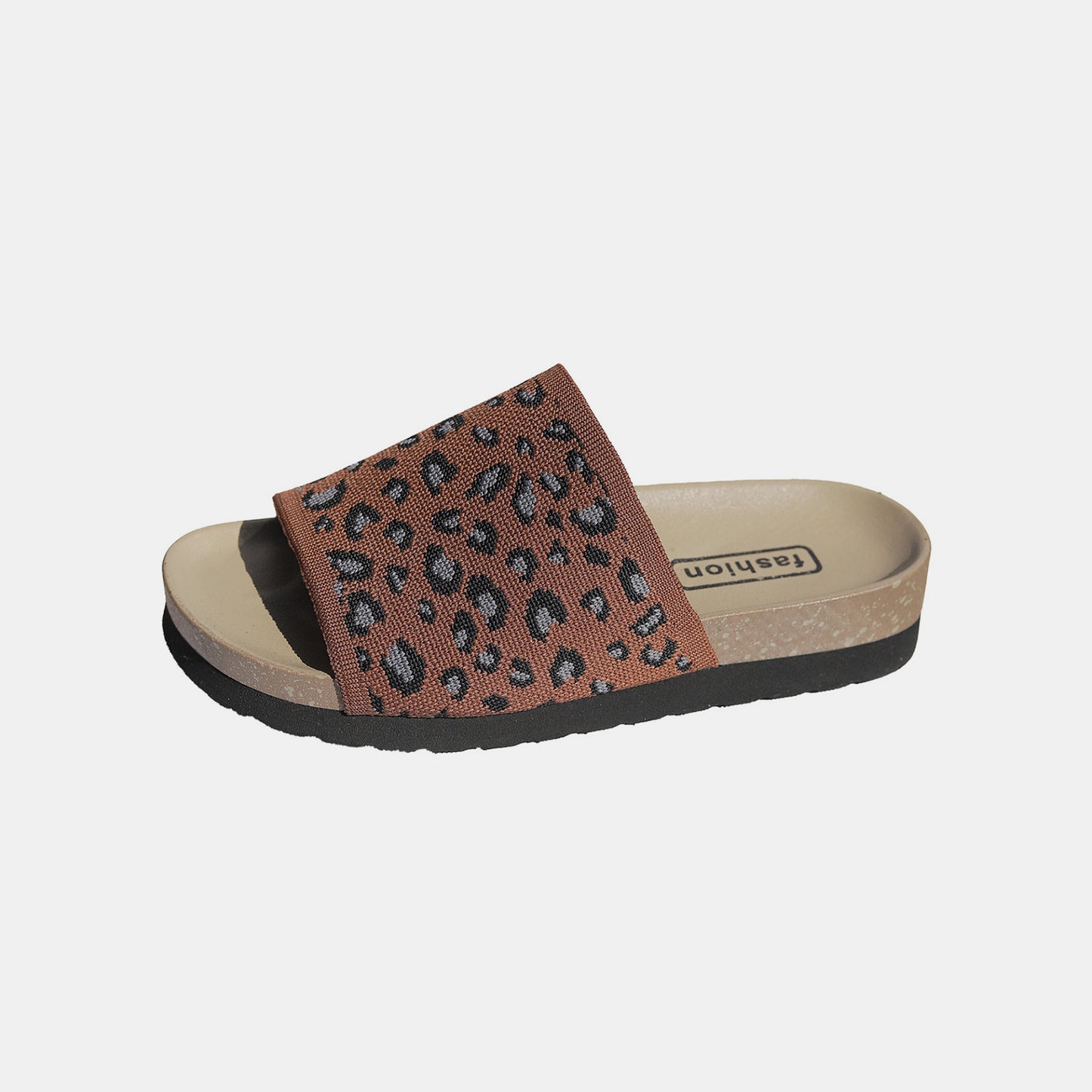 Zephariel Leopard Open Toe Sandals