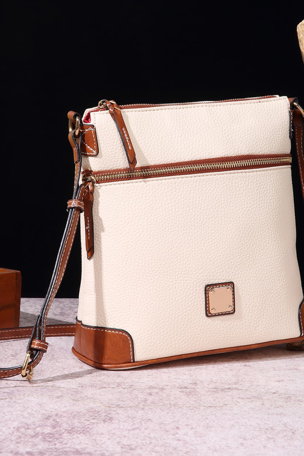 Zephariel PU Leather Crossbody Bag