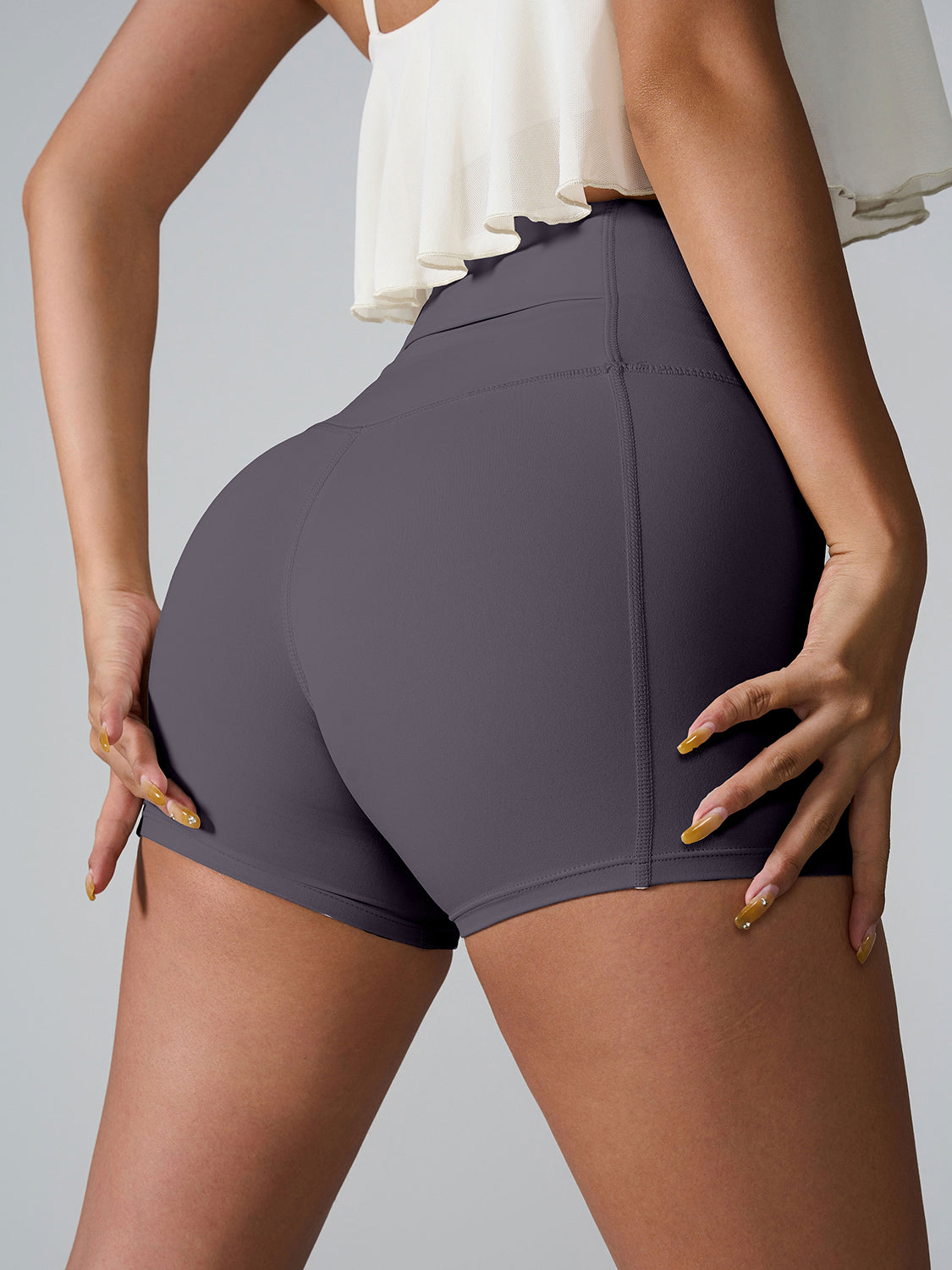 Zephariel High Waist Active Shorts