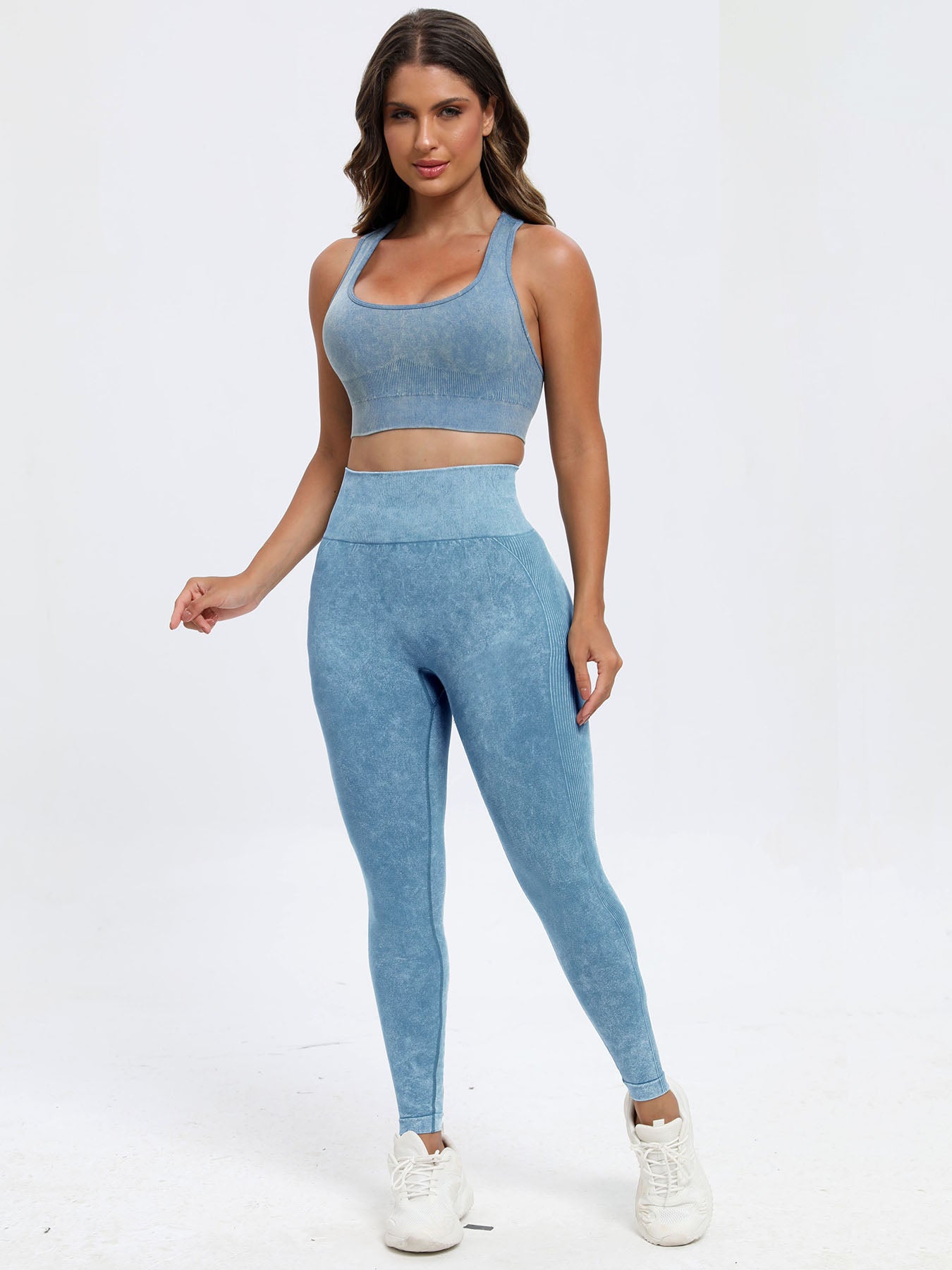 Zephariel Scoop Neck Wide Strap Top and Pants Active Set