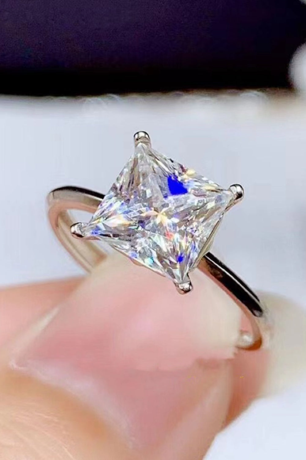 Zephariel 5 Carat Moissanite Solitaire Ring