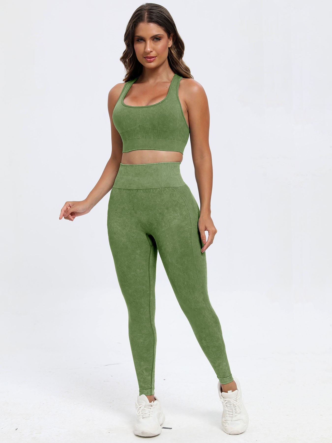 Zephariel Scoop Neck Wide Strap Top and Pants Active Set