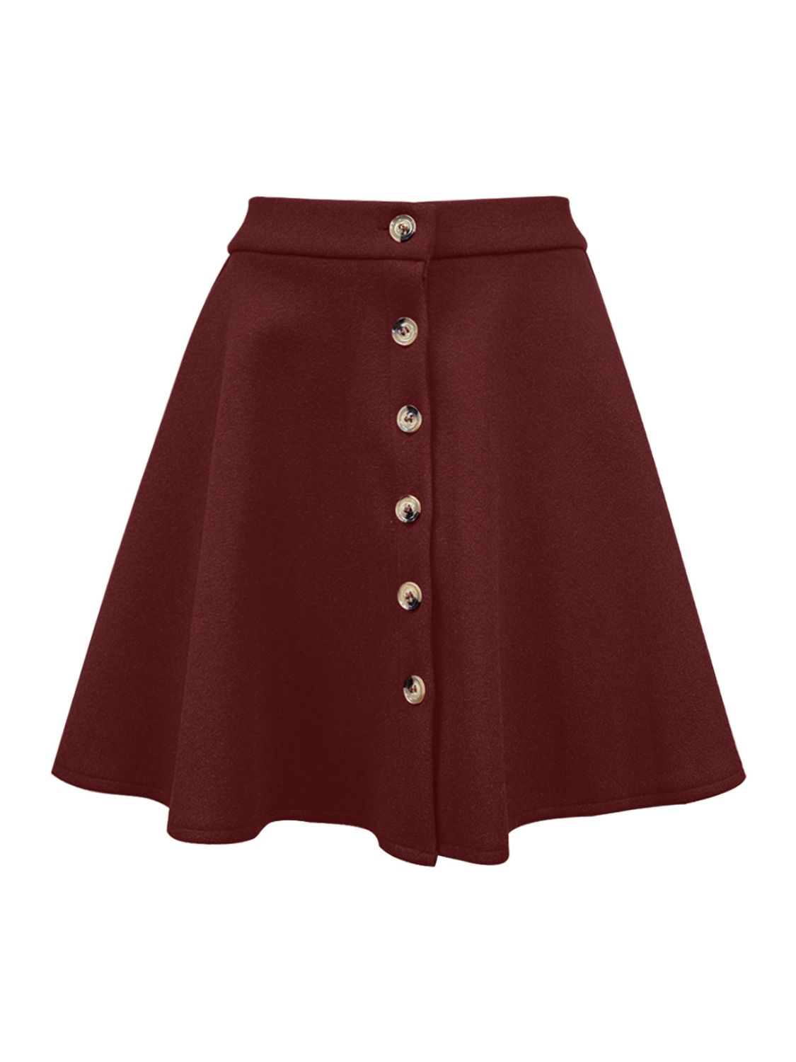 Zephariel Buttoned Corduroy Mini Skirt