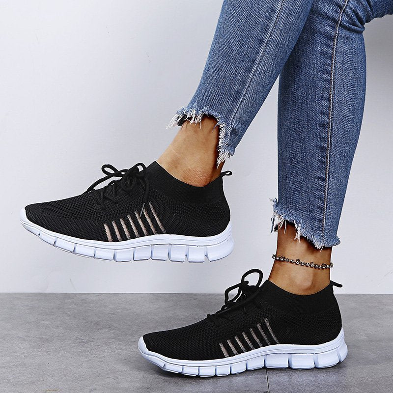 Zephariel Breathable Mesh Lace Up Sneakers