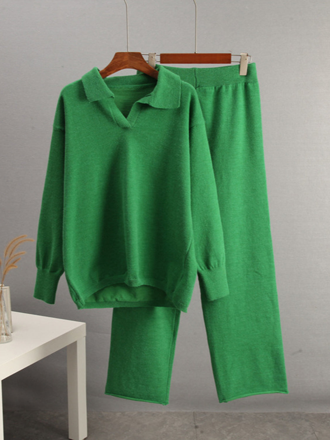 Zephariel Long Sleeve Top and Pants Sweater Set