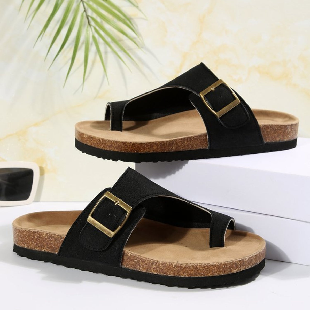 Zephariel Open Toe Buckle Sandals