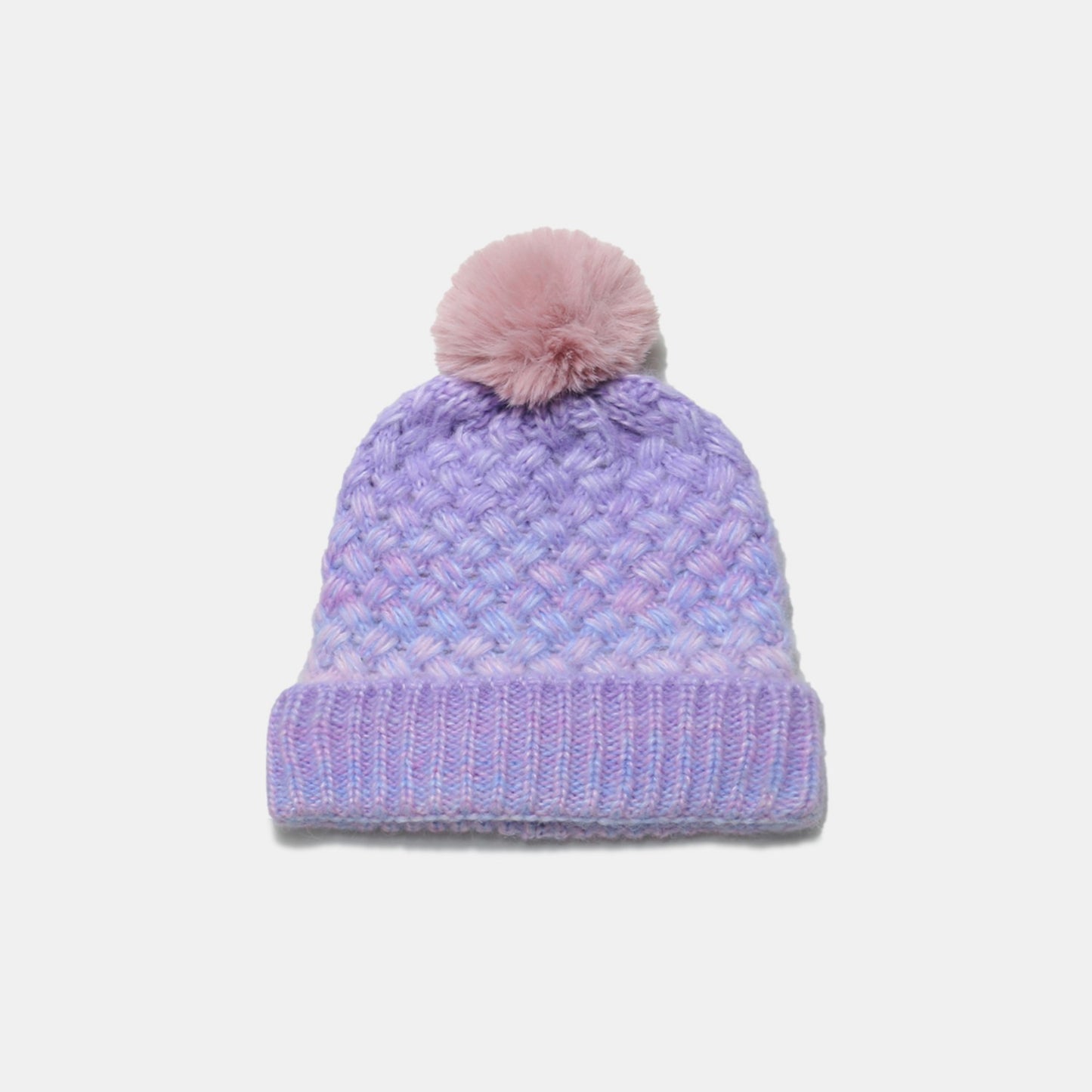 Zephariel Gradient Knit Hat with Pompom