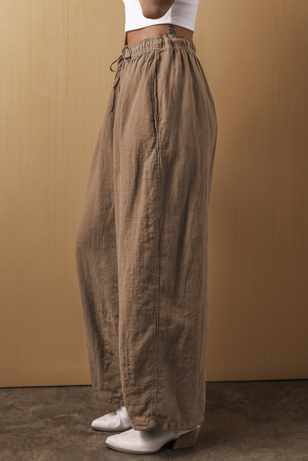 Zephariel Drawstring Wide Leg Pants