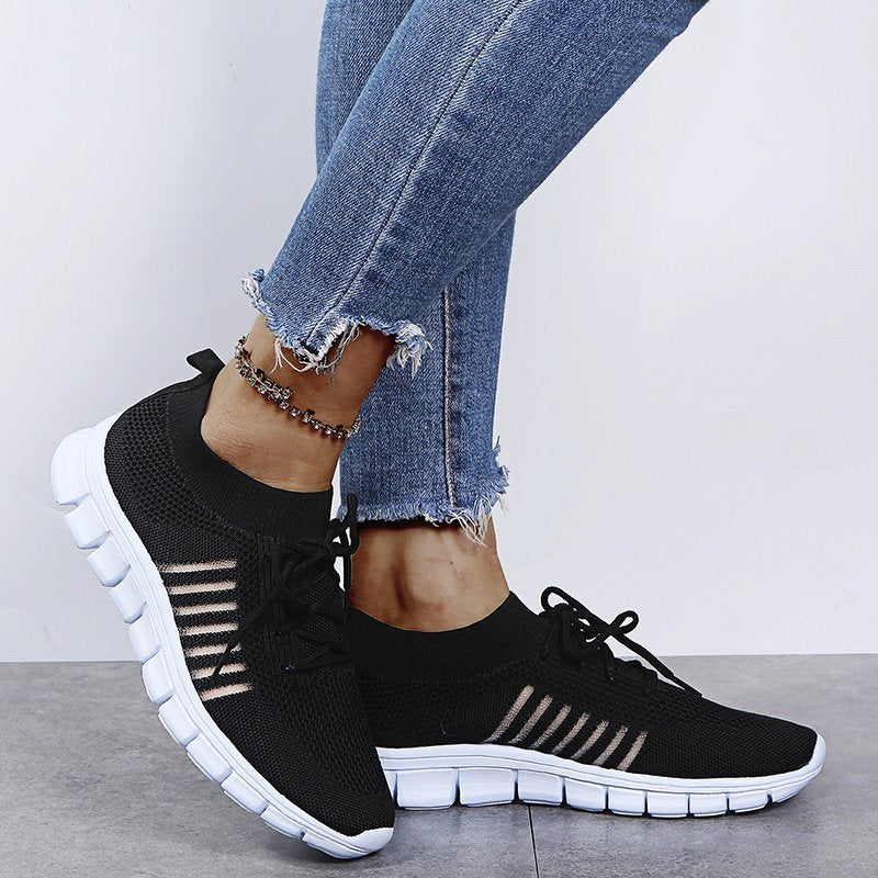 Zephariel Breathable Mesh Lace Up Sneakers