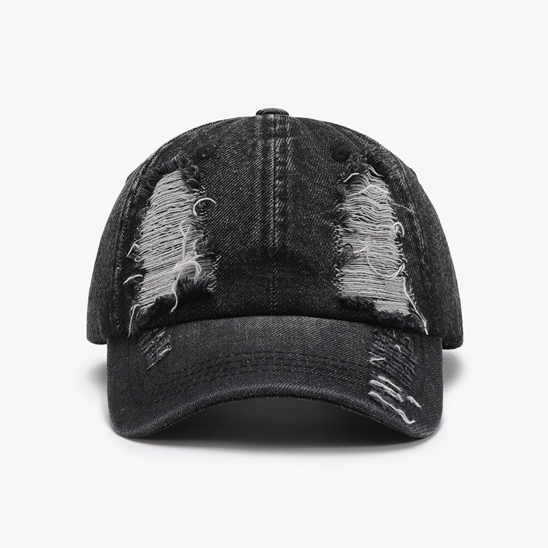 Zephariel Distressed Cotton Baseball Cap