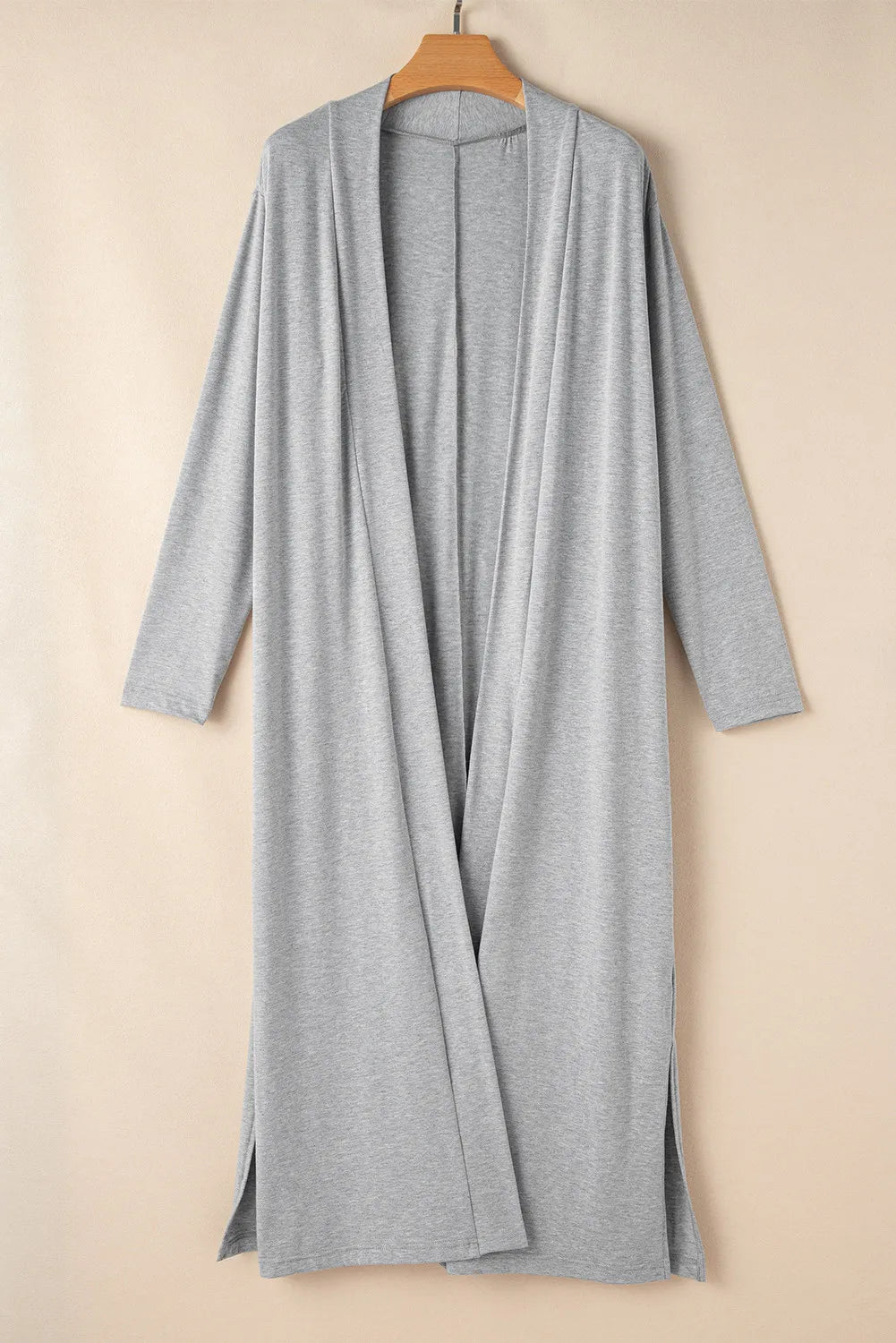 Zephariel Open Front Long Sleeve Cardigan and Pants Lounge Set