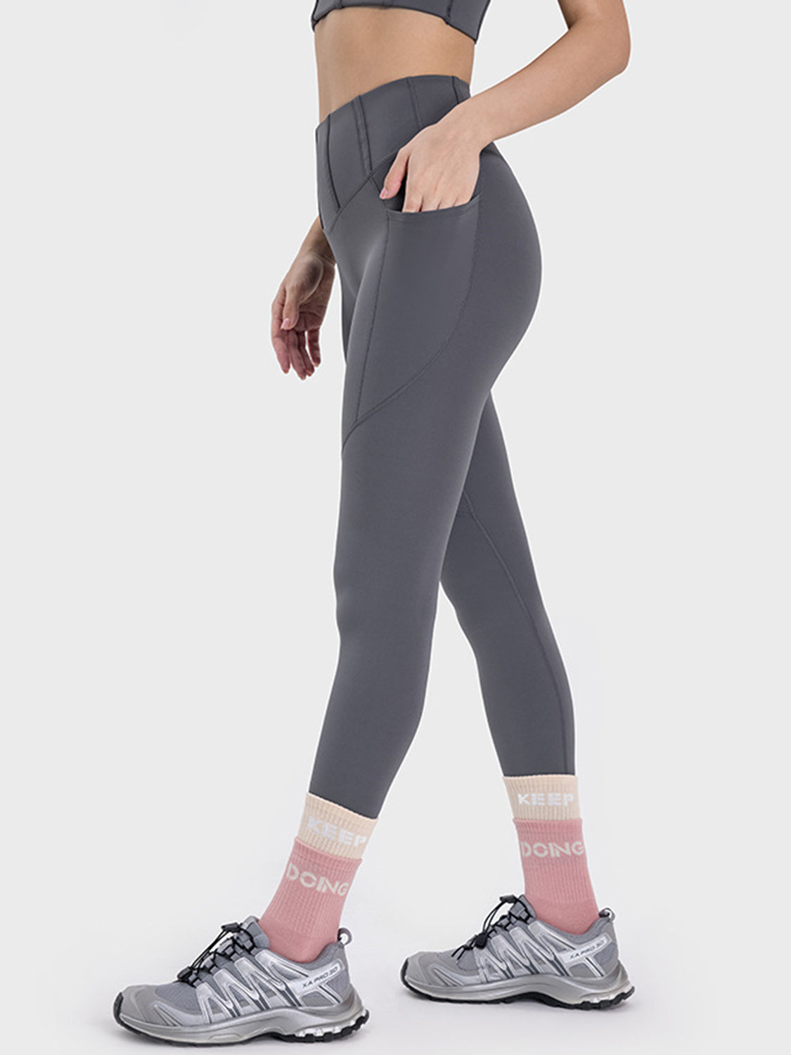 Zephariel Pocketed High Waist Active Leggings