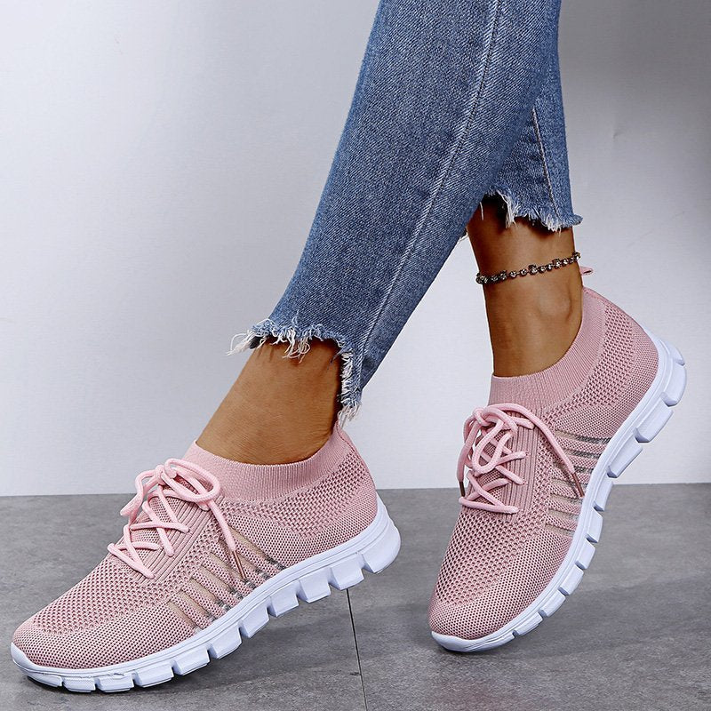 Zephariel Breathable Mesh Lace Up Sneakers