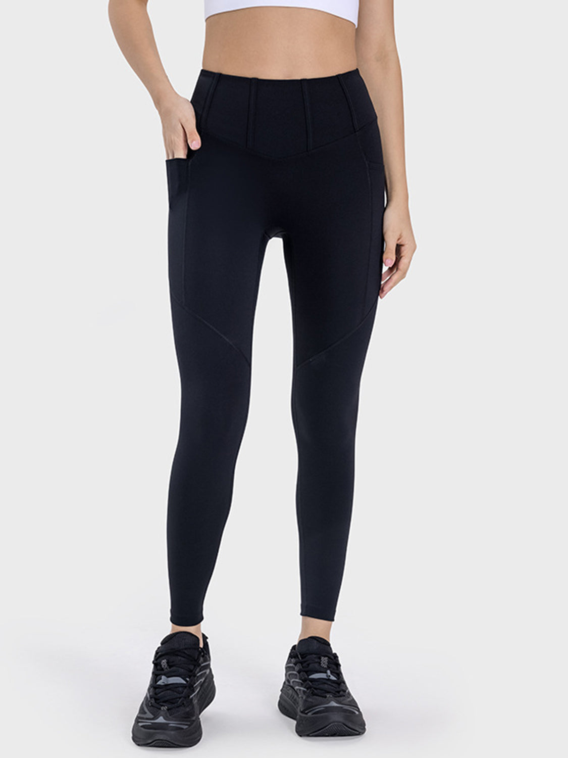 Zephariel Pocketed High Waist Active Leggings