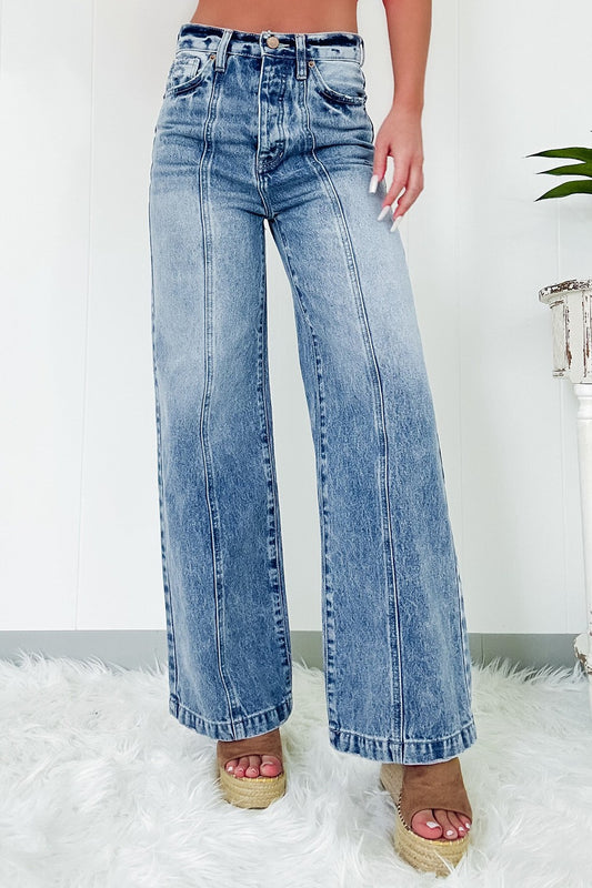 Zephariel High Waist Wide Leg Jeans