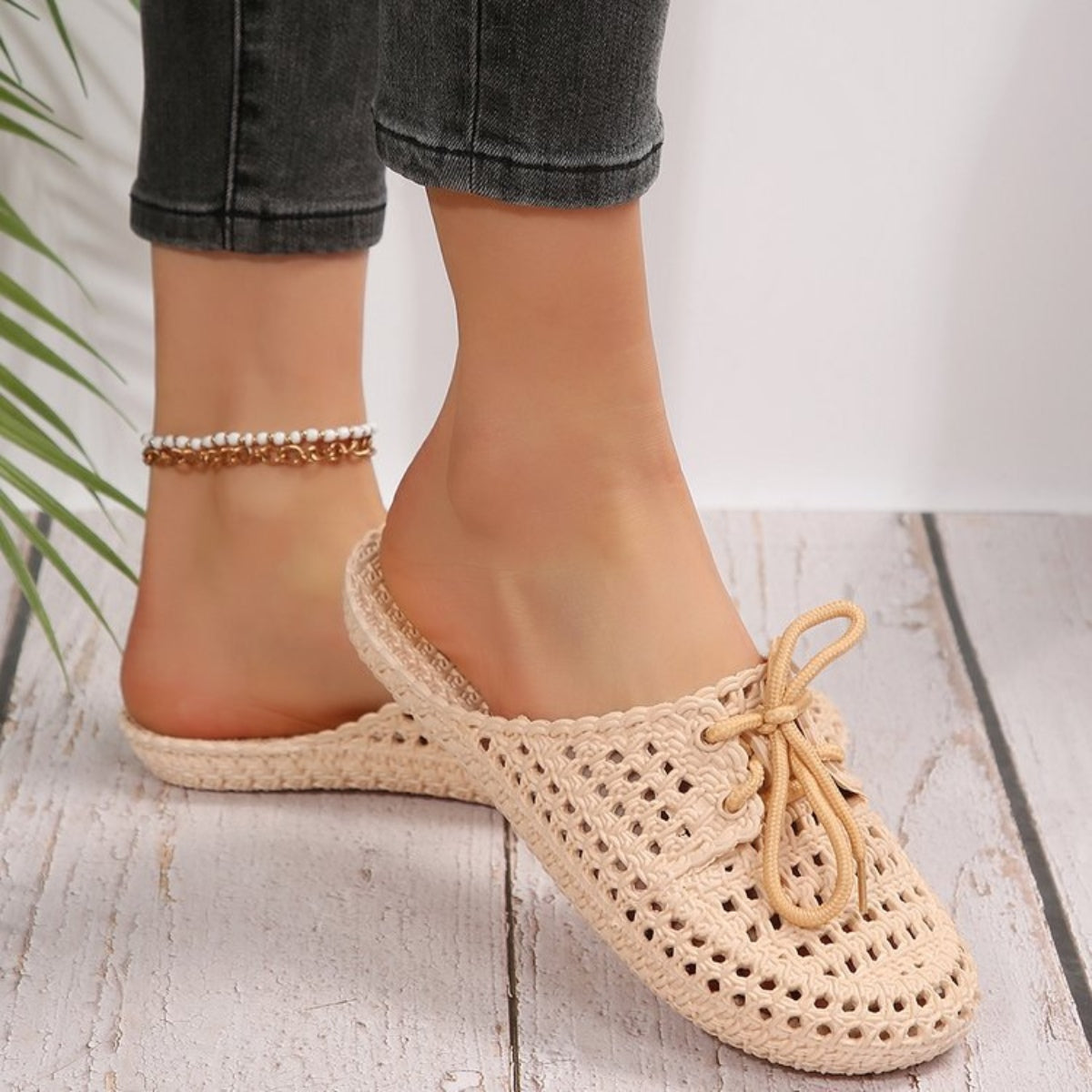 Zephariel Lace-Up Flat Sandals