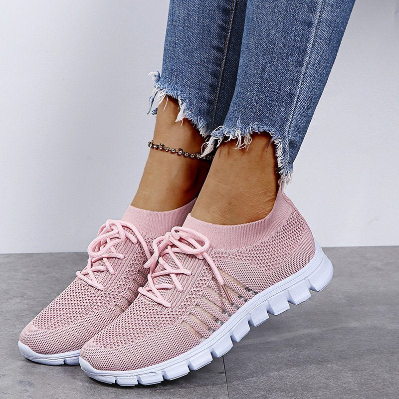 Zephariel Breathable Mesh Lace Up Sneakers