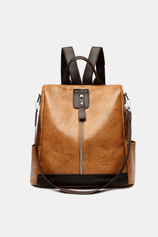 Zephariel PU Leather Backpack Bag