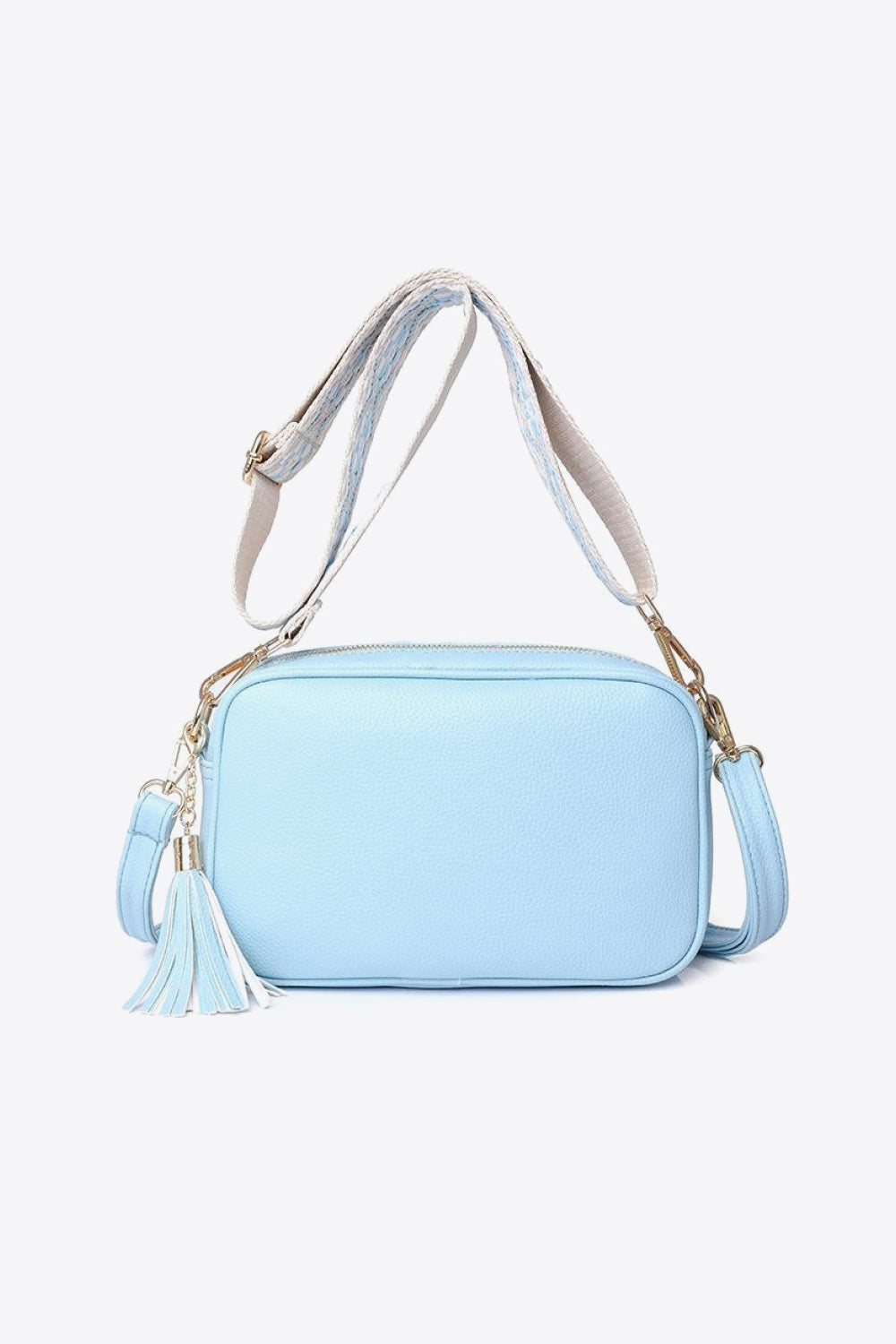 Zephariel PU Leather Tassel Crossbody Bag