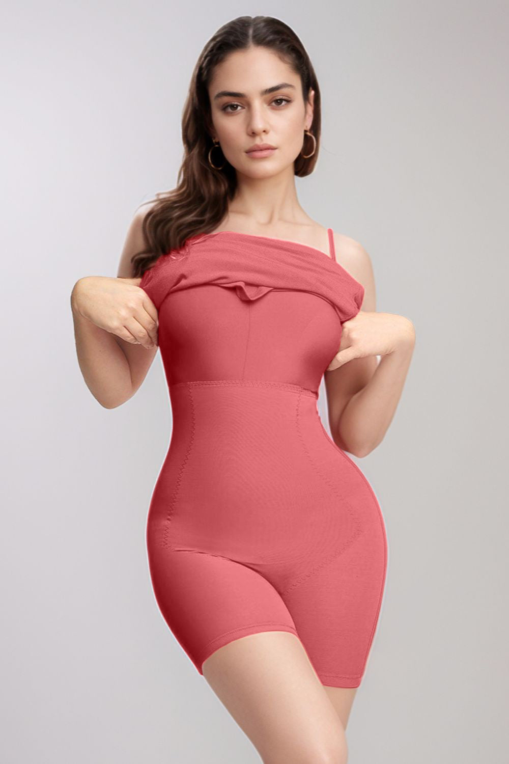 Zephariel Built-In Shapewear Sleeveless Maxi Dress