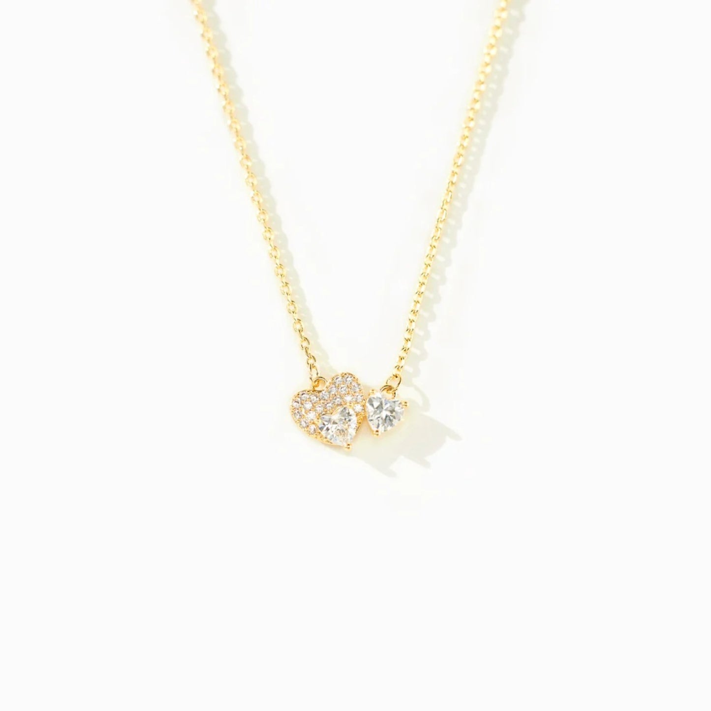 Zephariel 18K Gold-Plated 925 Sterling Silver Zircon Heart Necklace