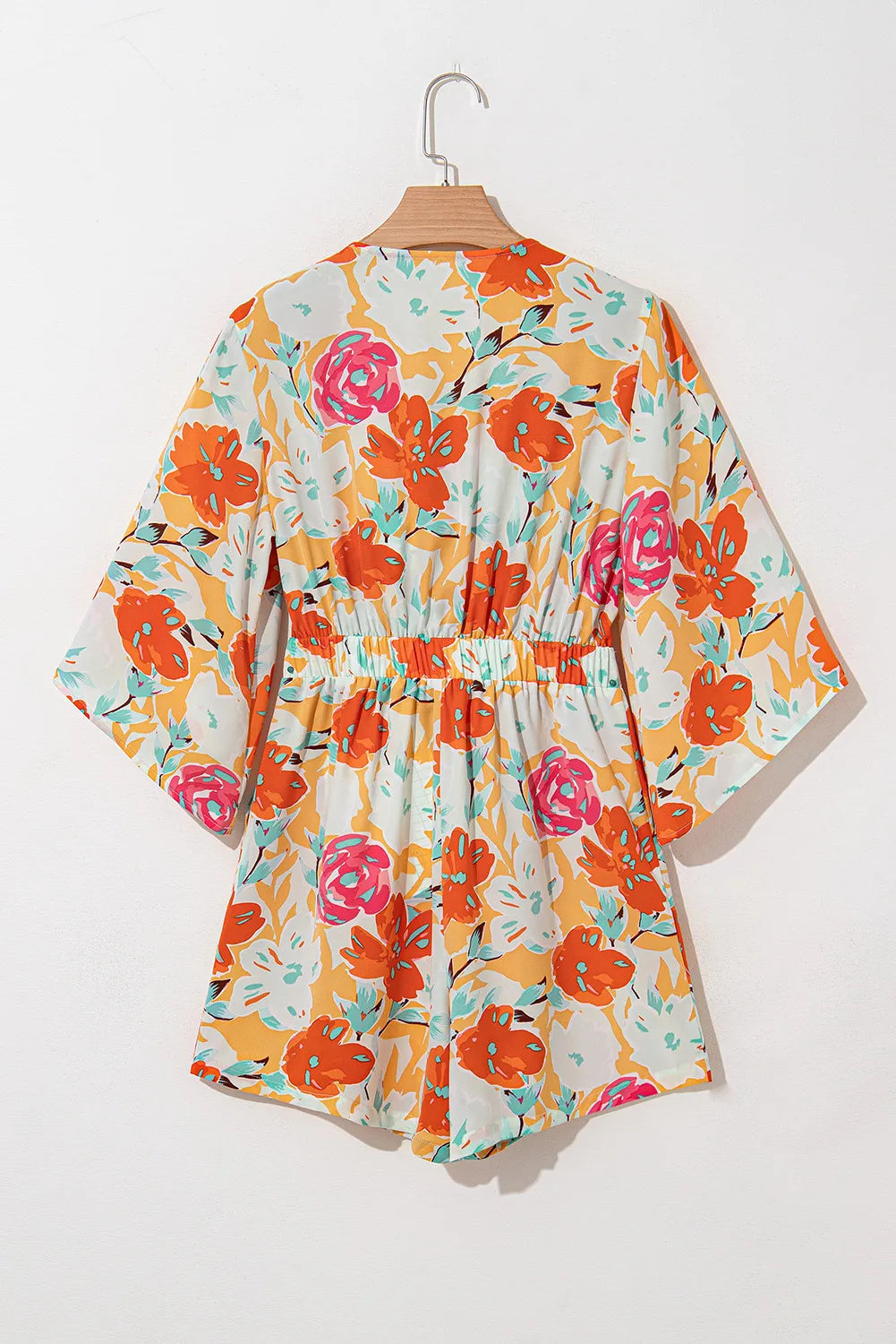 Zephariel Tied Printed Half Sleeve Romper