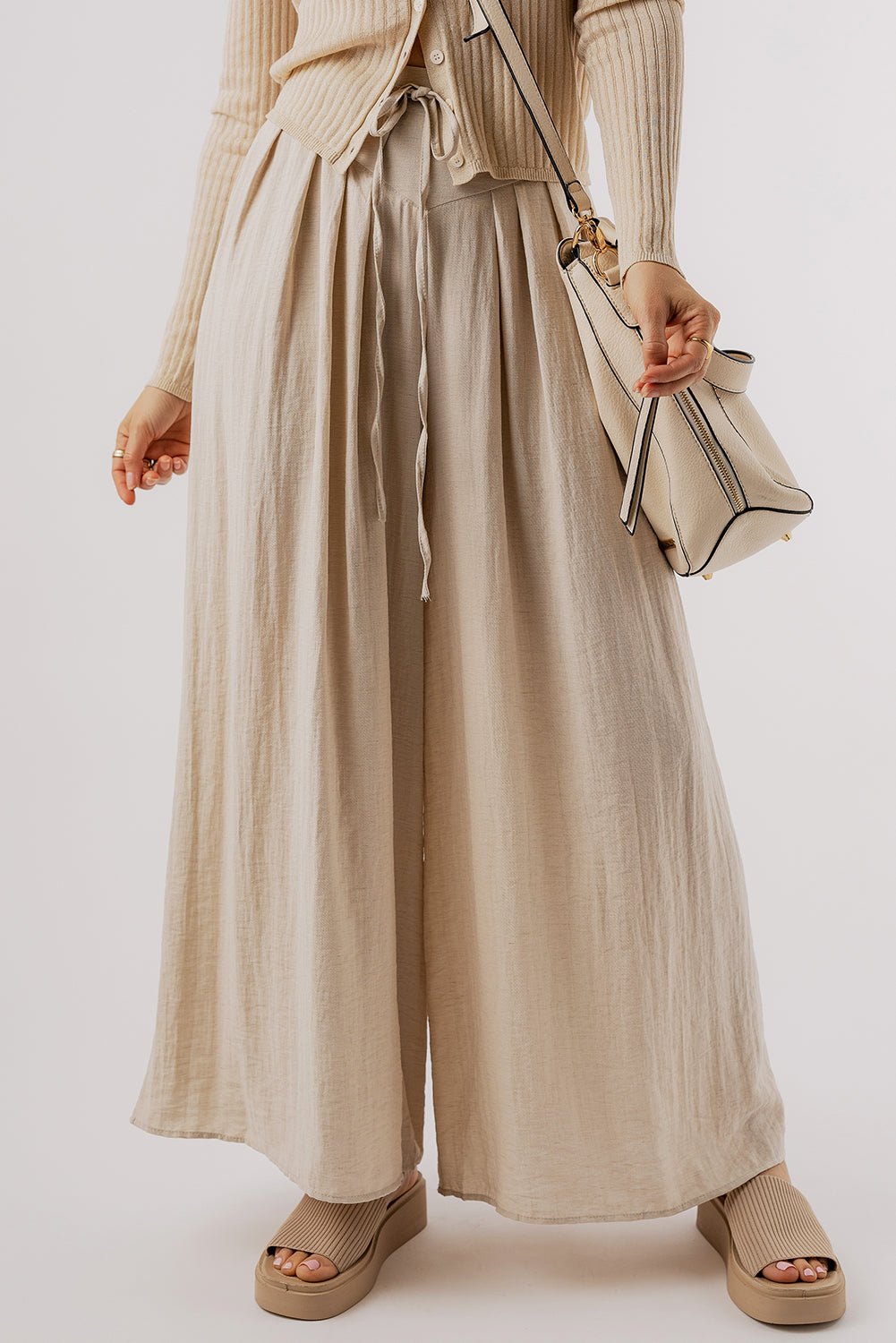 Zephariel Tied Wide Leg Pants