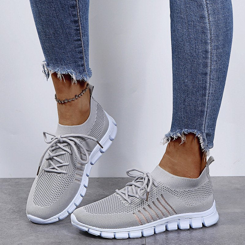 Zephariel Breathable Mesh Lace Up Sneakers