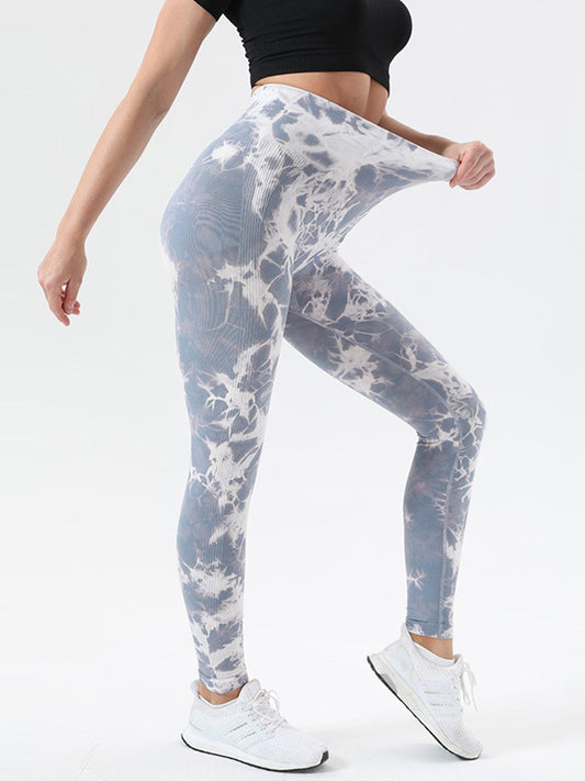 Zephariel Tie-Dye High Waist Active Leggings