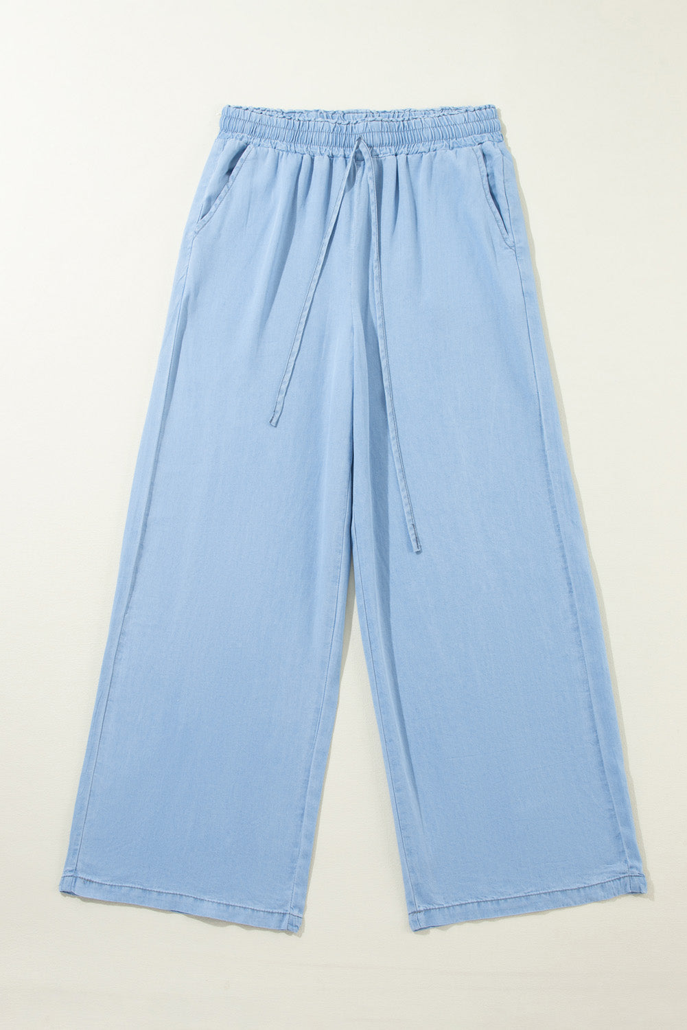 Zephariel Drawstring Wide Leg Jeans