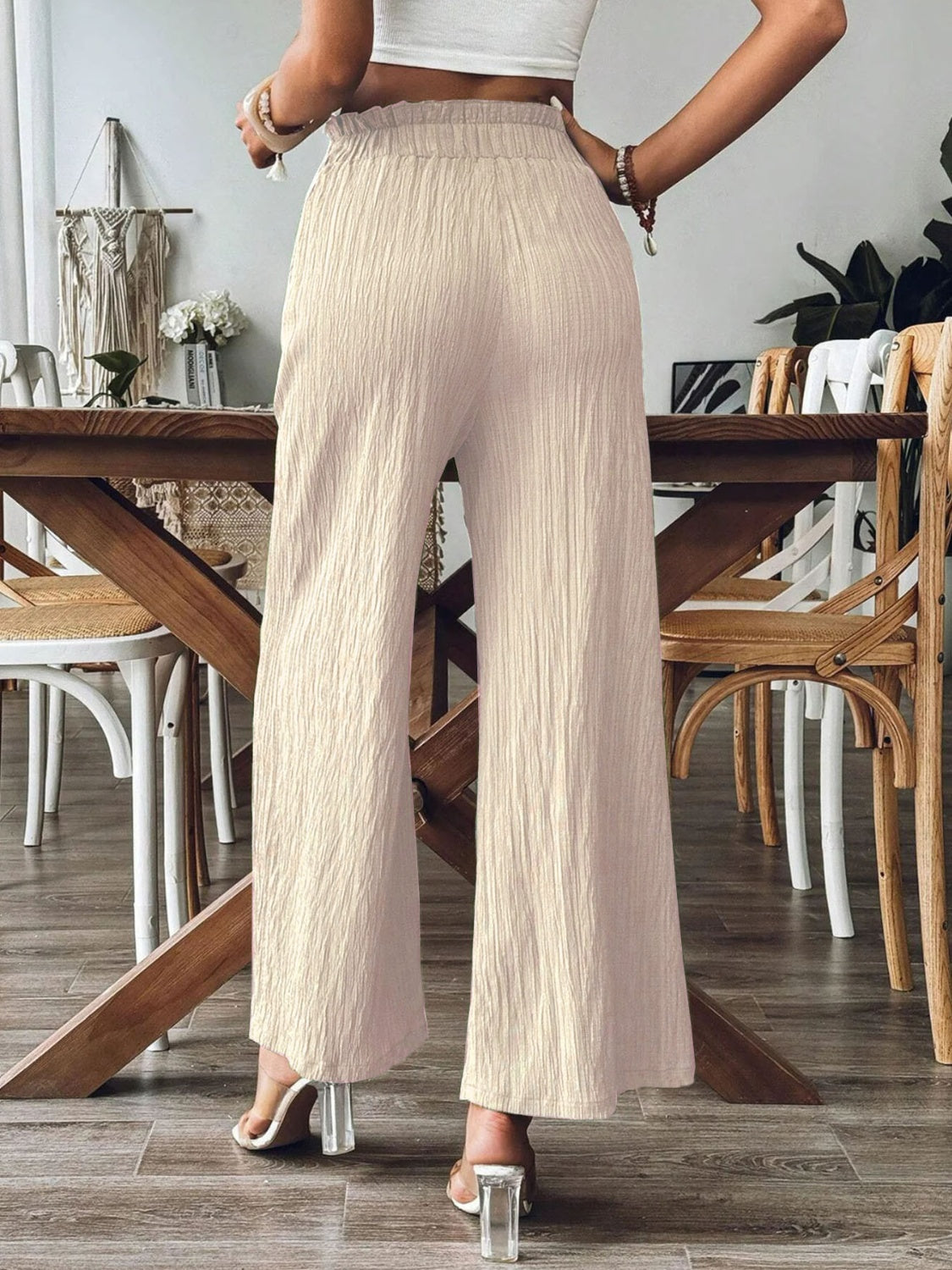 Zephariel Frill Wide Leg Pants