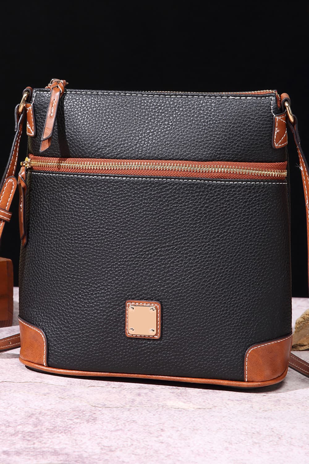 Zephariel PU Leather Crossbody Bag