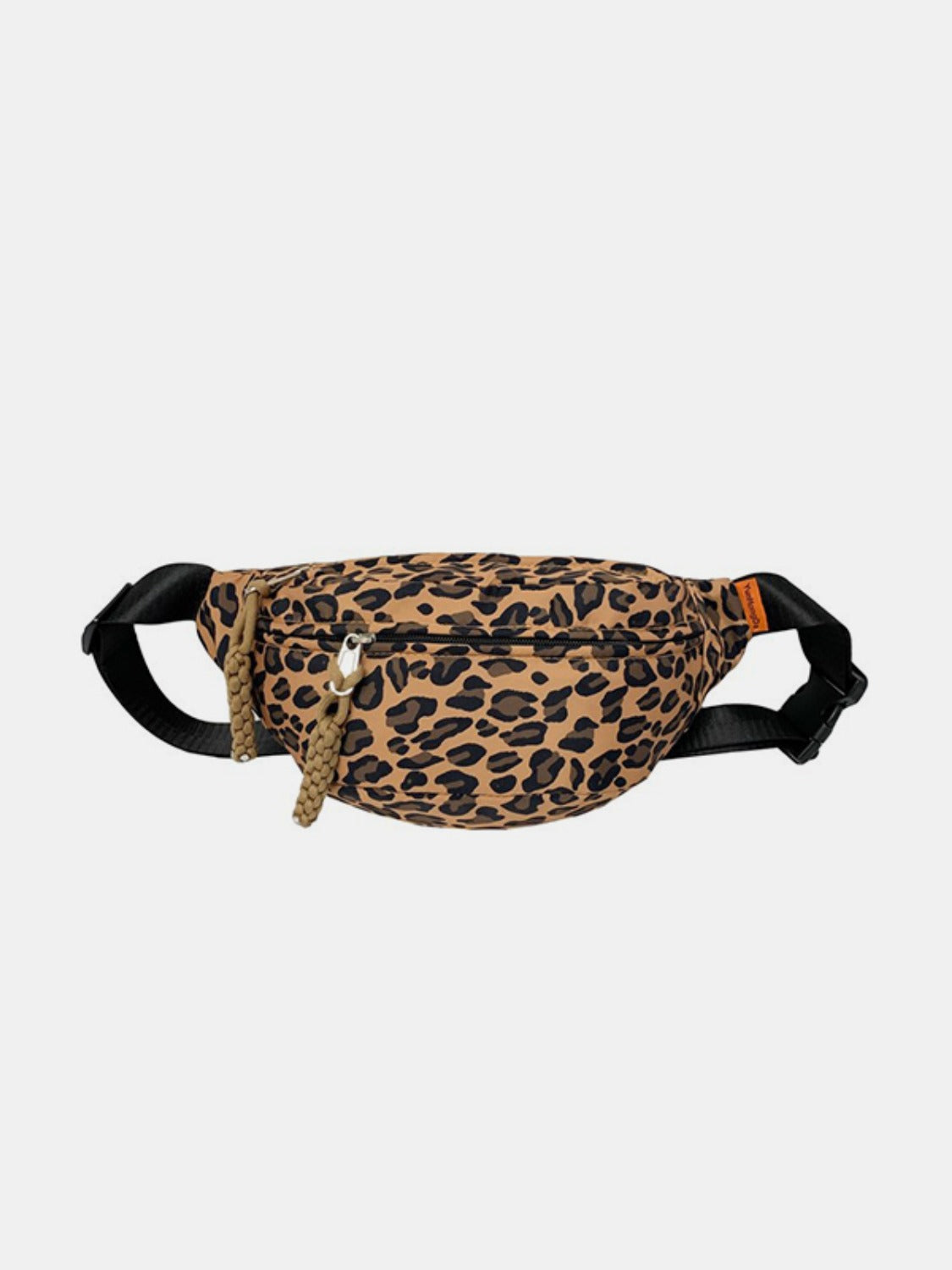 Zephariel Leopard Nylon Crossbody Bag